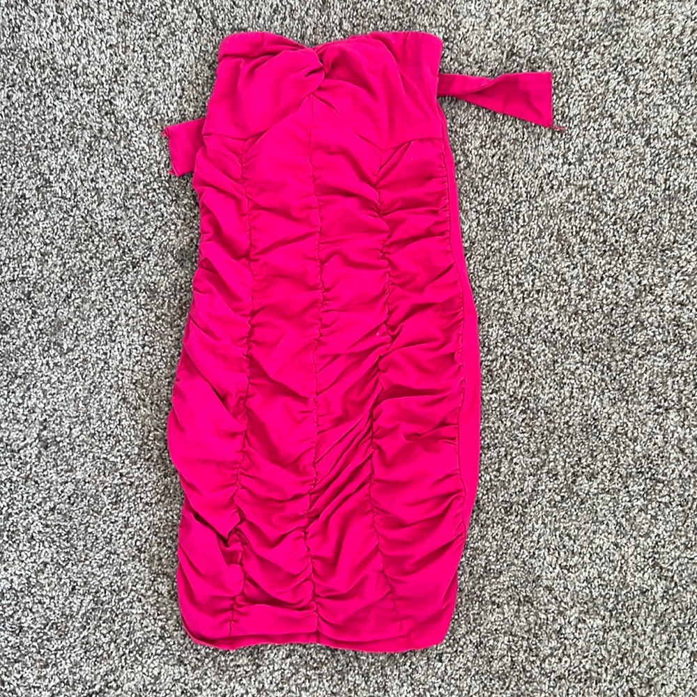 Superdown strapless dress